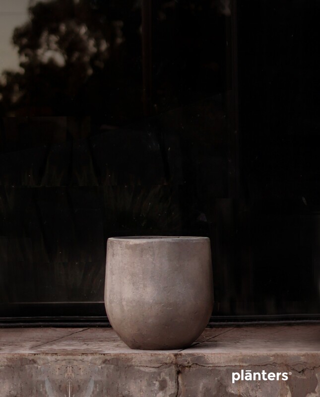 Maceta "Avalon40" - 40cm x 30cm - Fibrocemento Gris Laca Maceta "Avalon40" - 40cm x 30cm - Fibrocemento Gris Laca