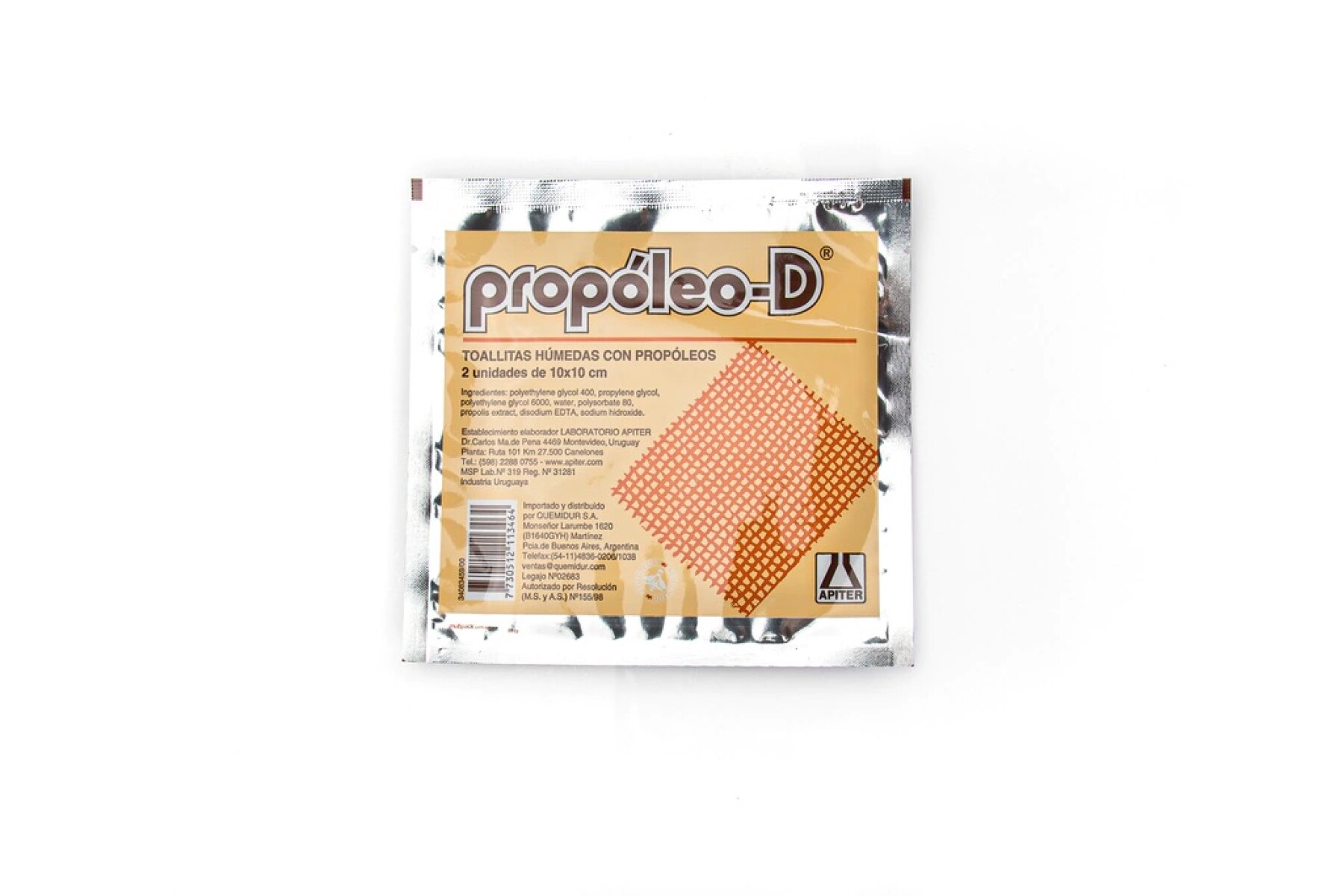 Apósitos Propóleo D NF 10x10 cm 2 Unidades 