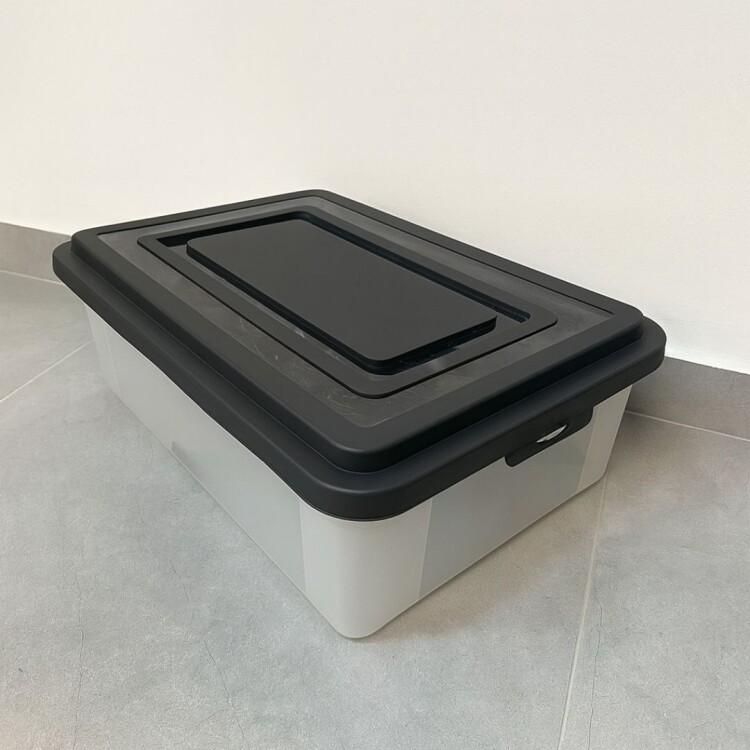 CAJA ORGANIZADORA APILABLE MULTIUSO 36 LITROS CAJA ORGANIZADORA APILABLE MULTIUSO 36 LITROS