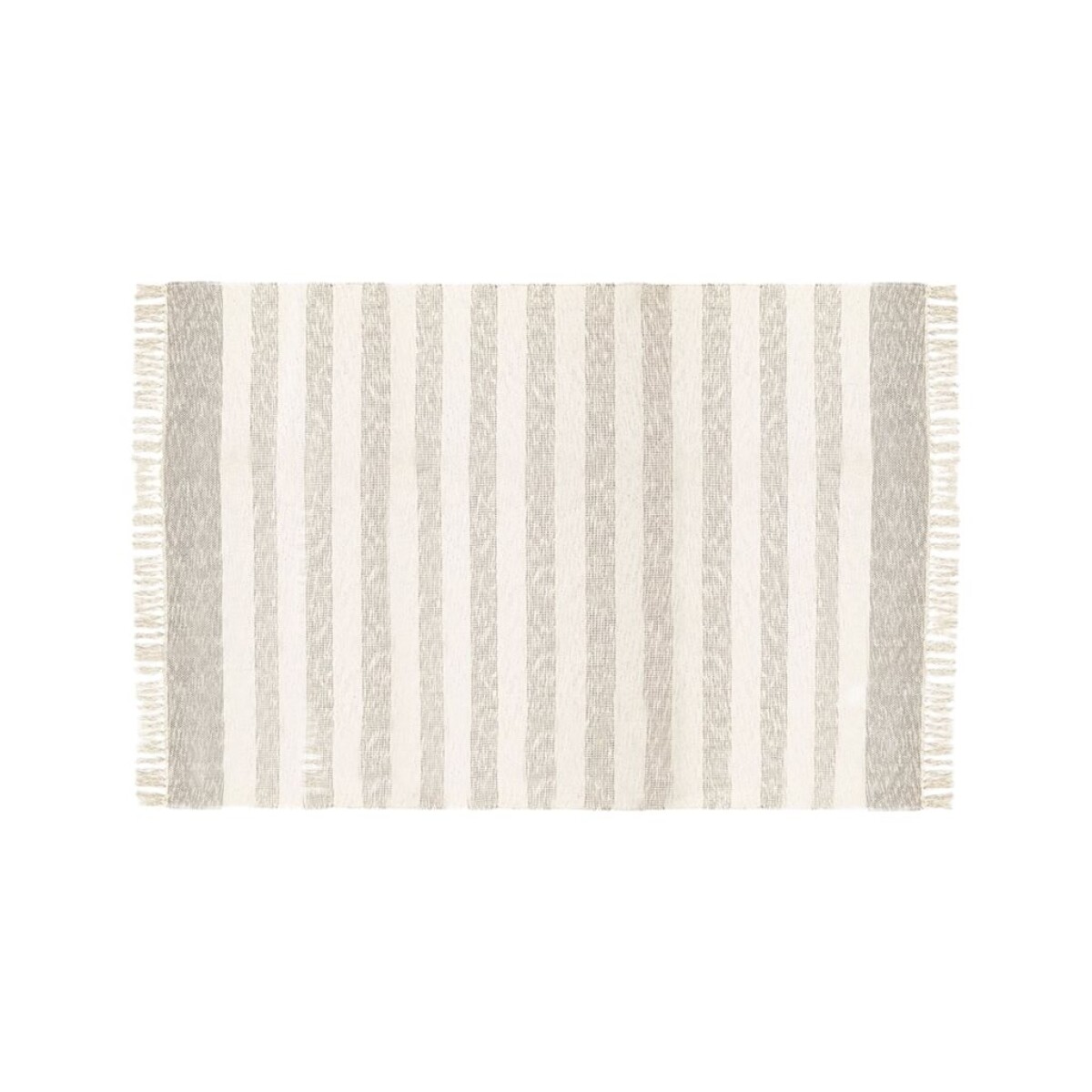 ALFOMBRA CON FLECOS AZUL/GRIS 122x178CM 