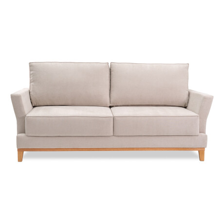 Sofá Amadeus - Tela Microfibra - 3 cuerpos 2203 (Beige)