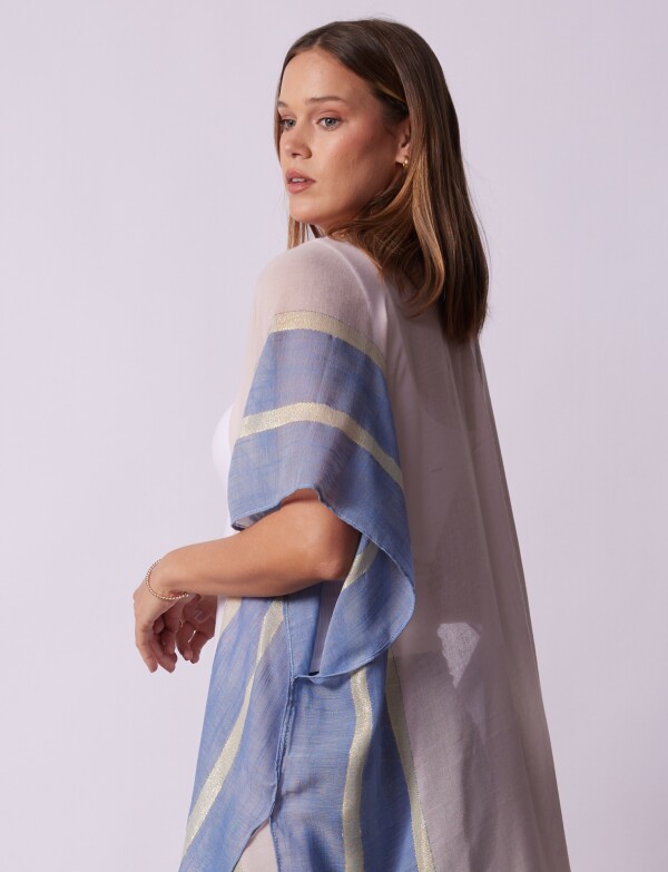 Kimono Lineas MULTI/ROSA