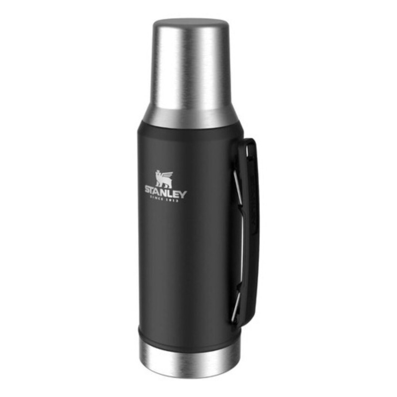 Termo Y Mate 2 En 1 Stanley Classic Mate System 1,2 L Para Preparar Mate Negro