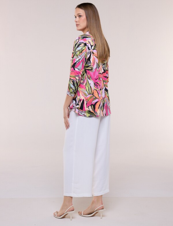 Cardigan Print MULTI/FUCSIA