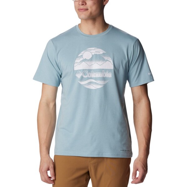 Remera Sun Trek Hombre STONE BLUE
