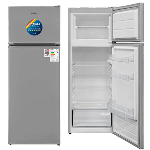 REFRIGERADOR ENXUTA RENX14-215FHS -PLATA -Frío Húmedo- Sin color