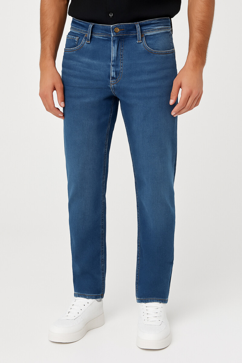 Pantalon Kunming - Azul Grisaceo 