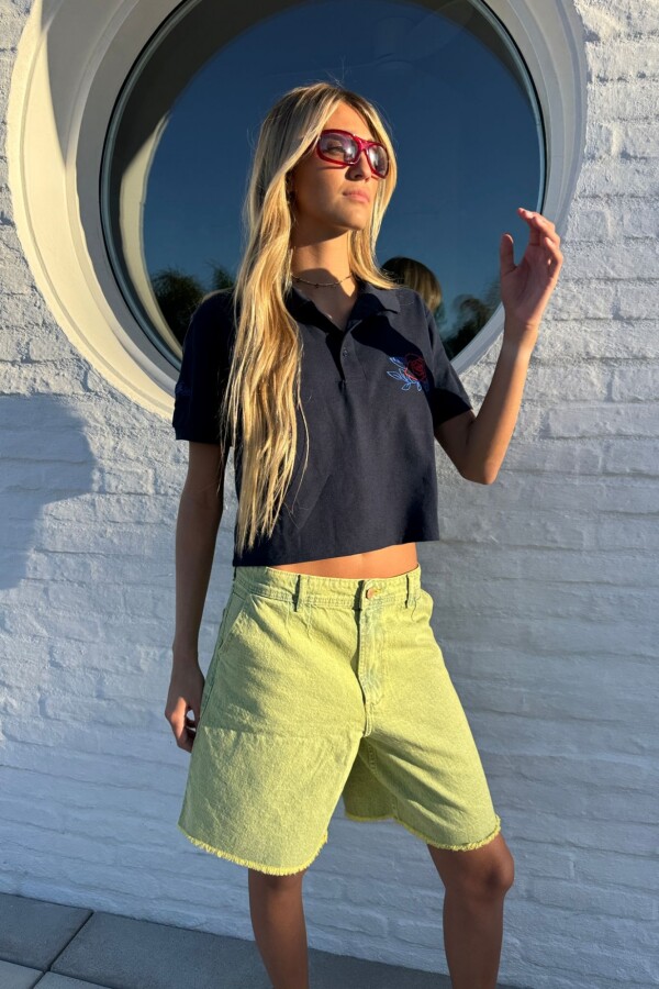 Remera Polo Rosa Azul