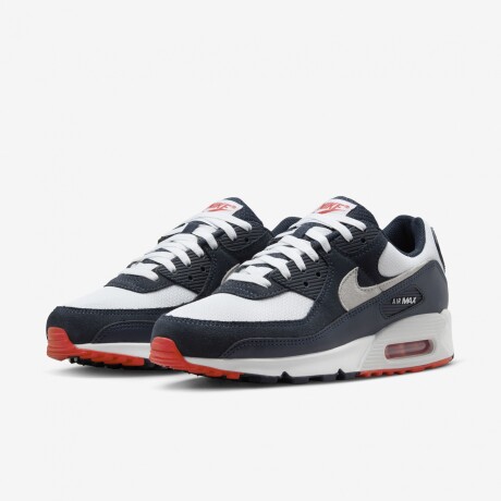 Champion Nike Hombre Air Max 90 Obsidian/Pure Platinum-Trck Rd S/C