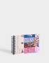 Anotadores Cuadernos y Memos Memo Espiralado De 200 Hojas Con Elástico Y Stickers - Combinacion Multicolor