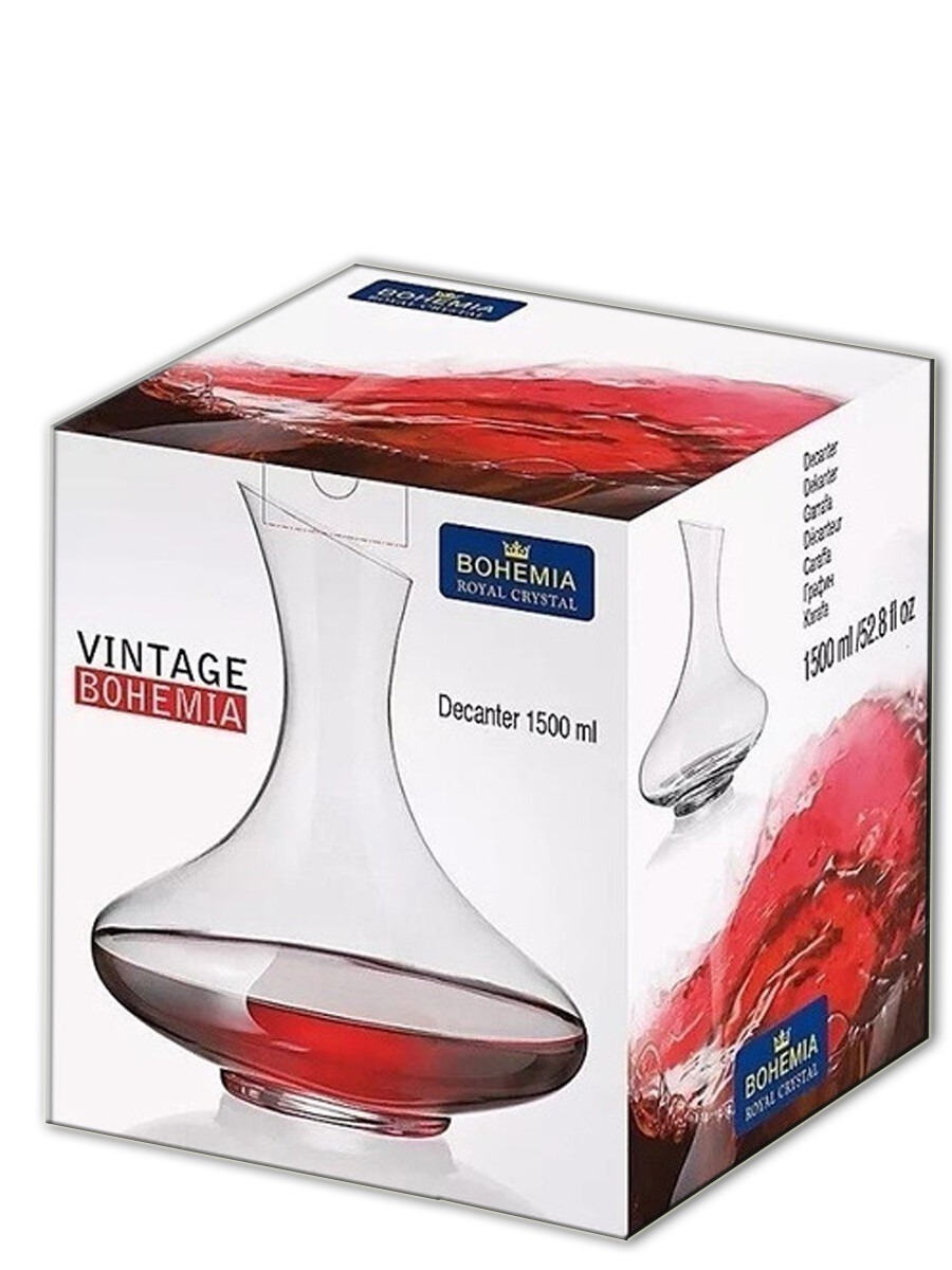 Decanter 1500 ml cristal de Bohemia — La Sacristía