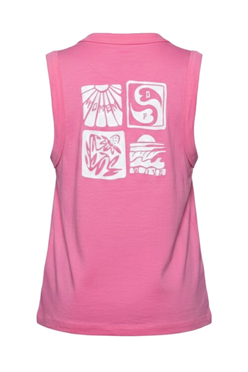 Musculosa O'Neill Women of the Wave Pink Musculosa O'Neill Women of the Wave Pink