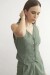 Linen Vest Verde