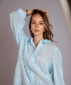Camisa Lucienne celeste