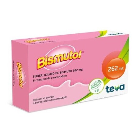Bismutol Masticable 8 Comprimidos Bismutol Masticable 8 Comprimidos