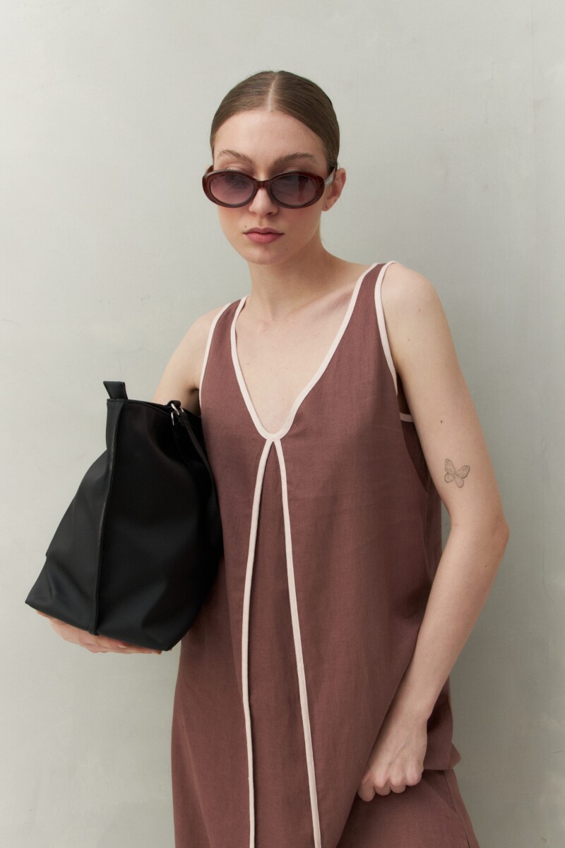 VESTIDO CALEB - Chocolate 