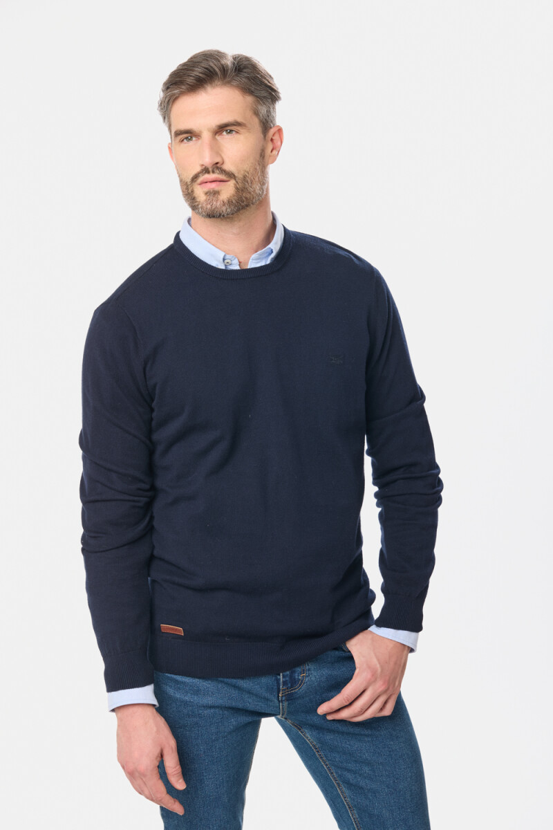 BUZO TEJIDO CASHMERE - Azul 