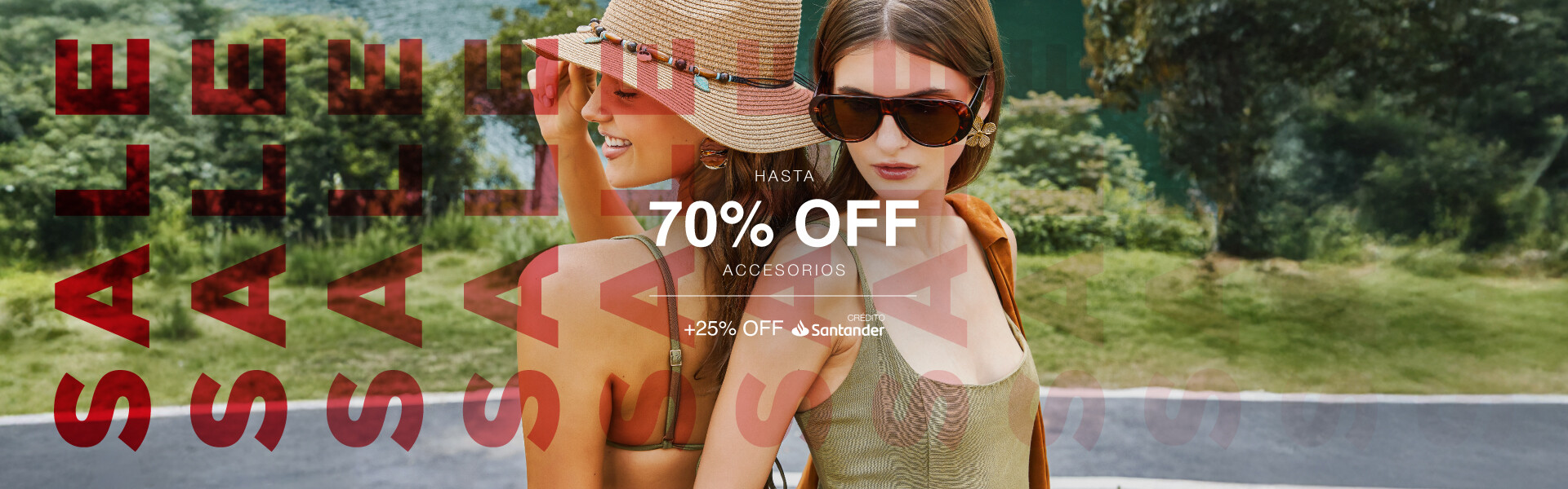 sale accesorios 25 Santander crédito