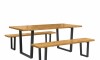 Conjunto de Mesa con dos Bancos - Georgia Conjunto de Mesa con dos Bancos - Georgia