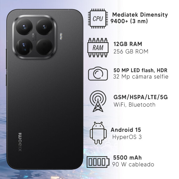 Xiaomi 15t Pro 12/256gb 5g NEGRO