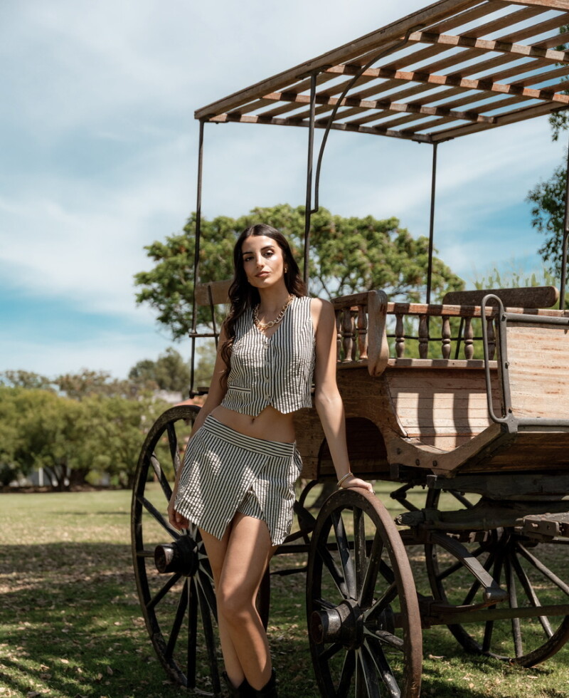 Conjunto Stripes negro