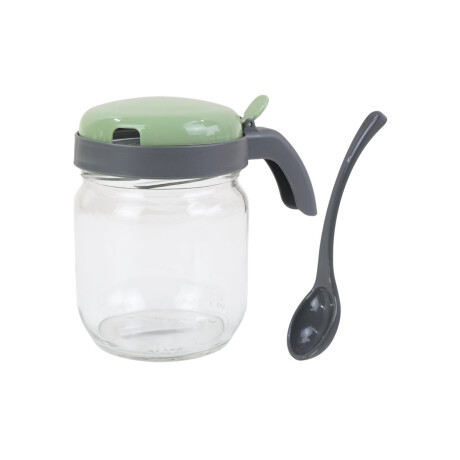 Especiero Herevin De Vidrio Con Cuchara Y Tapa Abatible De Plastico Especiero Herevin De Vidrio Con Cuchara Y Tapa Abatible De Plastico