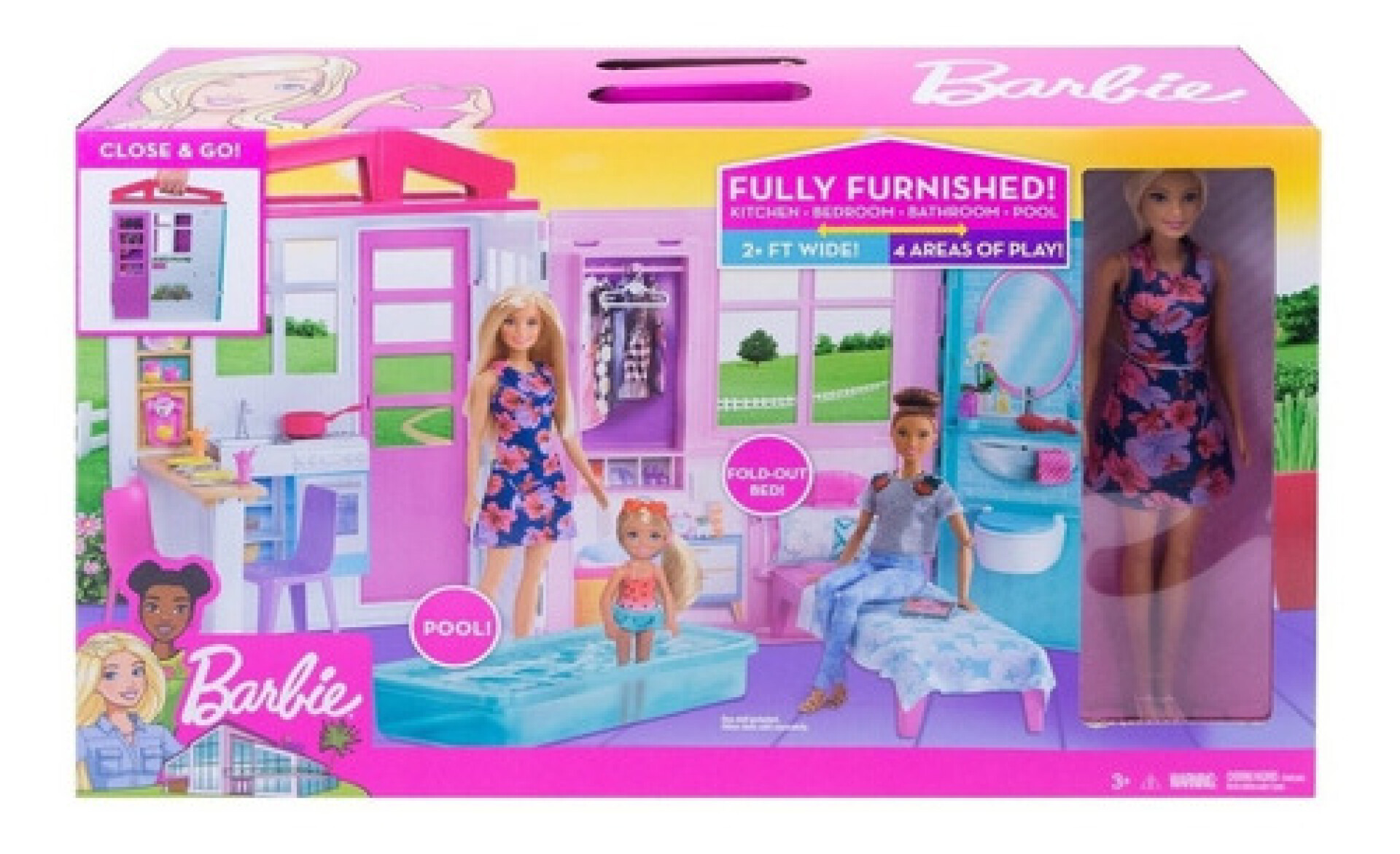 Set de Barbie Casa Glam con Muñeca FXG55 - 001 