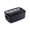 SET DE BAÑO CORTINA + ALFOMBRA + CESTO NEGRO SET DE BAÑO CORTINA + ALFOMBRA + CESTO NEGRO