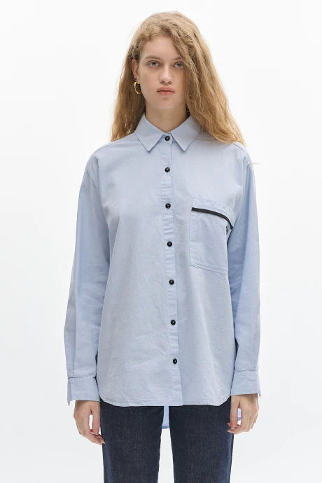 Camisa Noble Oxford Celeste