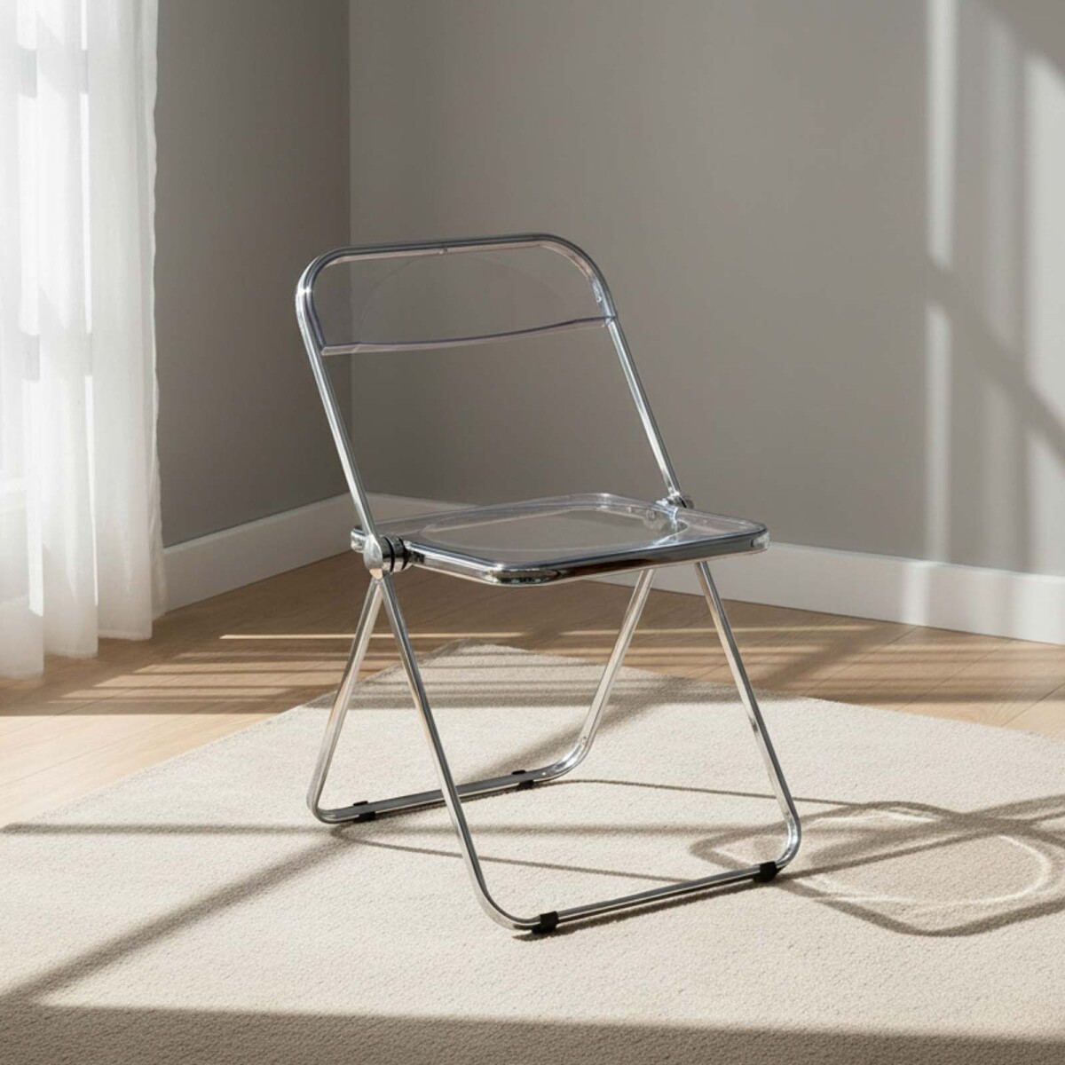 SILLA DE COMEDOR - PET-Y-METAL GRIS SOFÍA 