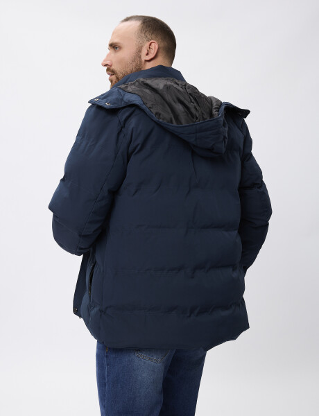 Campera nylon Glacier azul marino