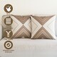 Set x2 funda de almohadones lisa 43 x 43 cm RAYAS BEIGE