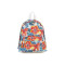 Mochila Miss Carol PAPAYA estampada Rojo - Blanco - Azul Marino