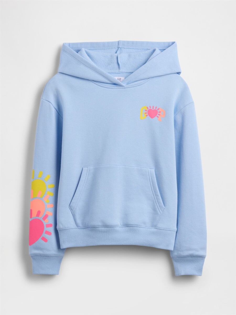 Canguro Logo Gap Niña - Cerulean Blue 