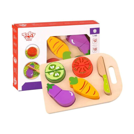 Set De Verduras Para Cortar Tooky Toy 10 Pzs