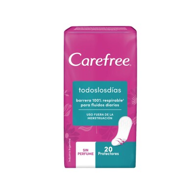 Protectores Diarios Carefree Todos Los Dias 20 Uds. Protectores Diarios Carefree Todos Los Dias 20 Uds.