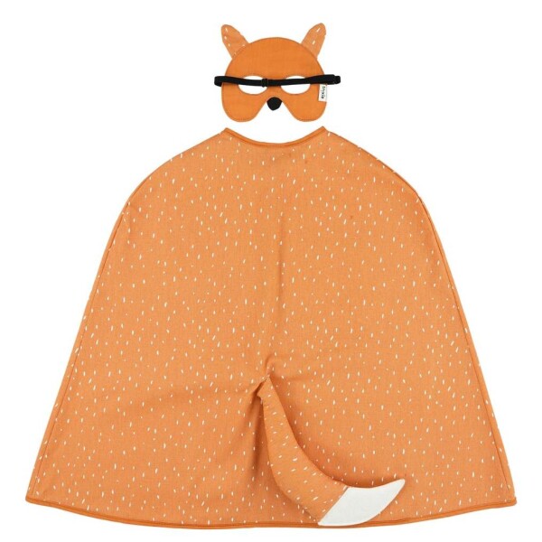 Disfraz Infantil Capa Y Máscara Animales Trixie Divertido Ax Diseño Zorro