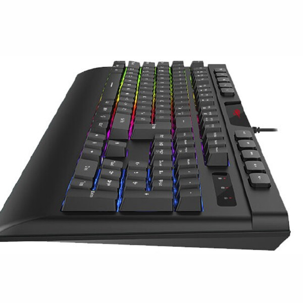 Teclado Gamer Retroiluminado Havit Hv-kb487l TECLADO HAVIT KB487 GAMER CON CABLE RGB