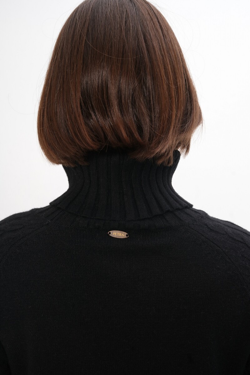 Sweater Espiga Negro