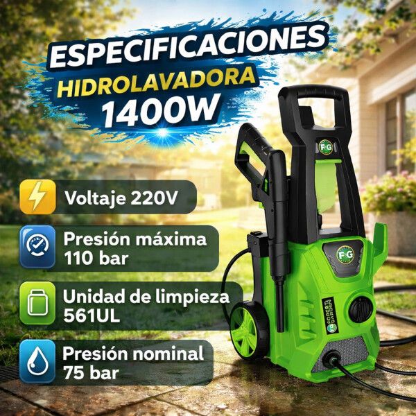 Hidrolavadora Forest & Garden H4110m/220 110 Bar 1400w HIDROLAVADORA FOREST 110BAR H4110M/220