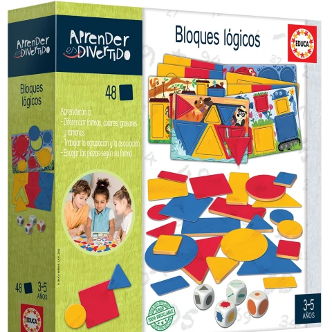 Puzzle Educa Aprender Es Divertido Bloques Logicos Niños Puzzle Educa Aprender Es Divertido Bloques Logicos Niños