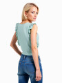Remera Dhaniela Verde Agua