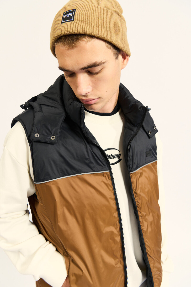 CHALECO PUFFER REVER VEST H-marron