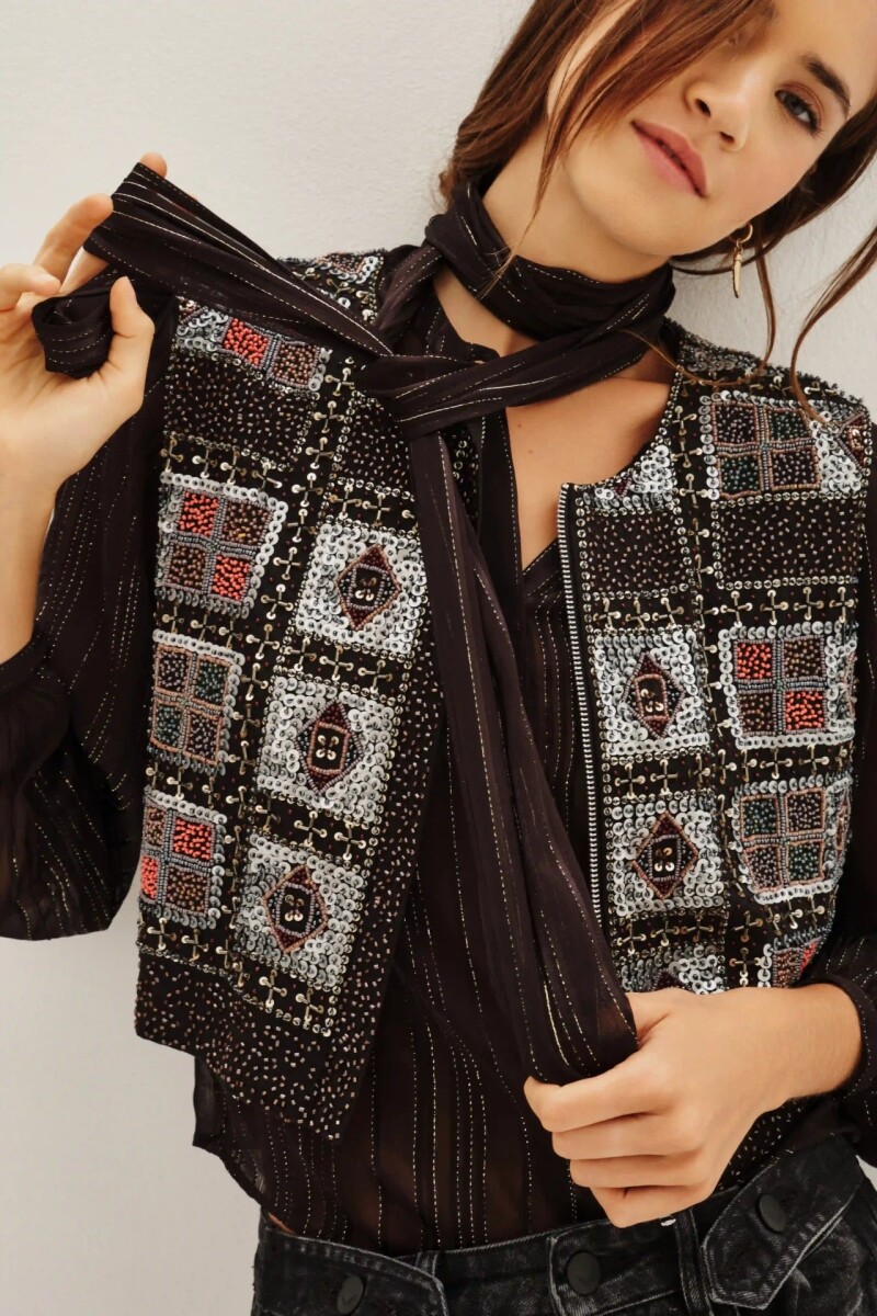 Chaleco Laina Negro