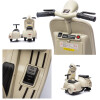 Moto infatil a batería Vespa con asiento para acompañante Moto infatil a batería Vespa con asiento para acompañante