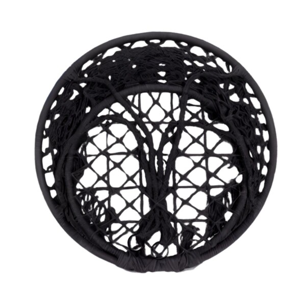 Hamaca Paraguaya Silla Colgante Redonda Interior Exterior Jardin Patio Imback Color Negro Hamaca Paraguaya Silla Colgante Redonda Interior Exterior Jardin Patio Imback Color Negro