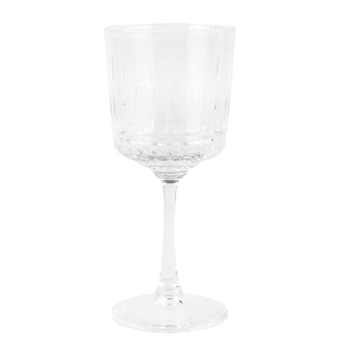 Copa de vidrio labrada diamante 300ml 