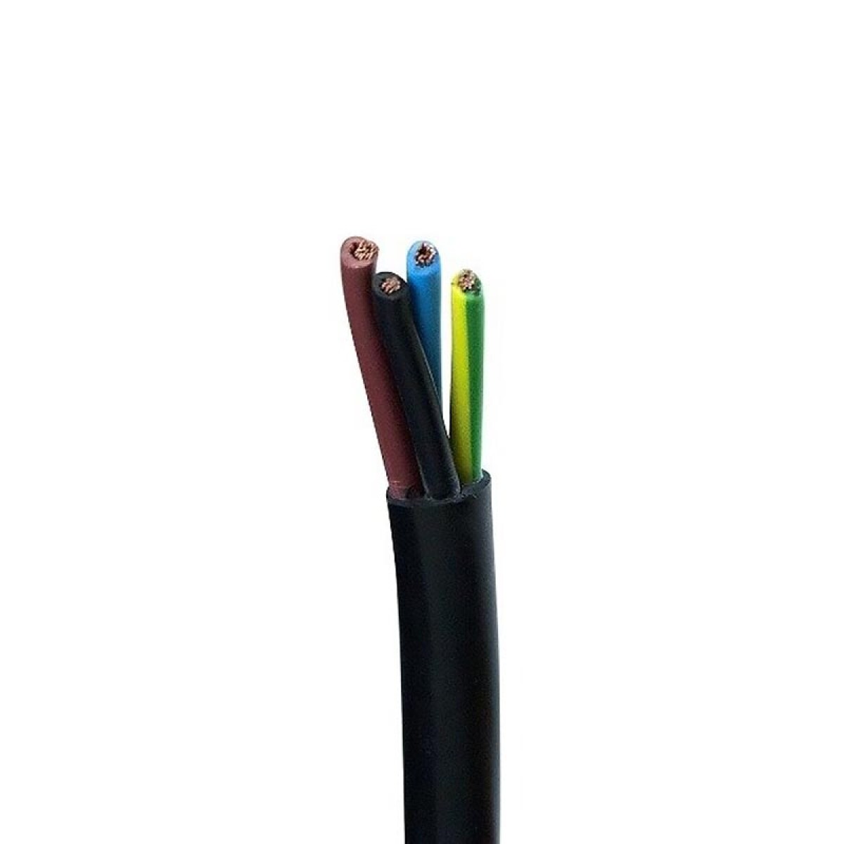 Cable bajo goma negro 4x2mm², mayor a 100 mt. - N06166 