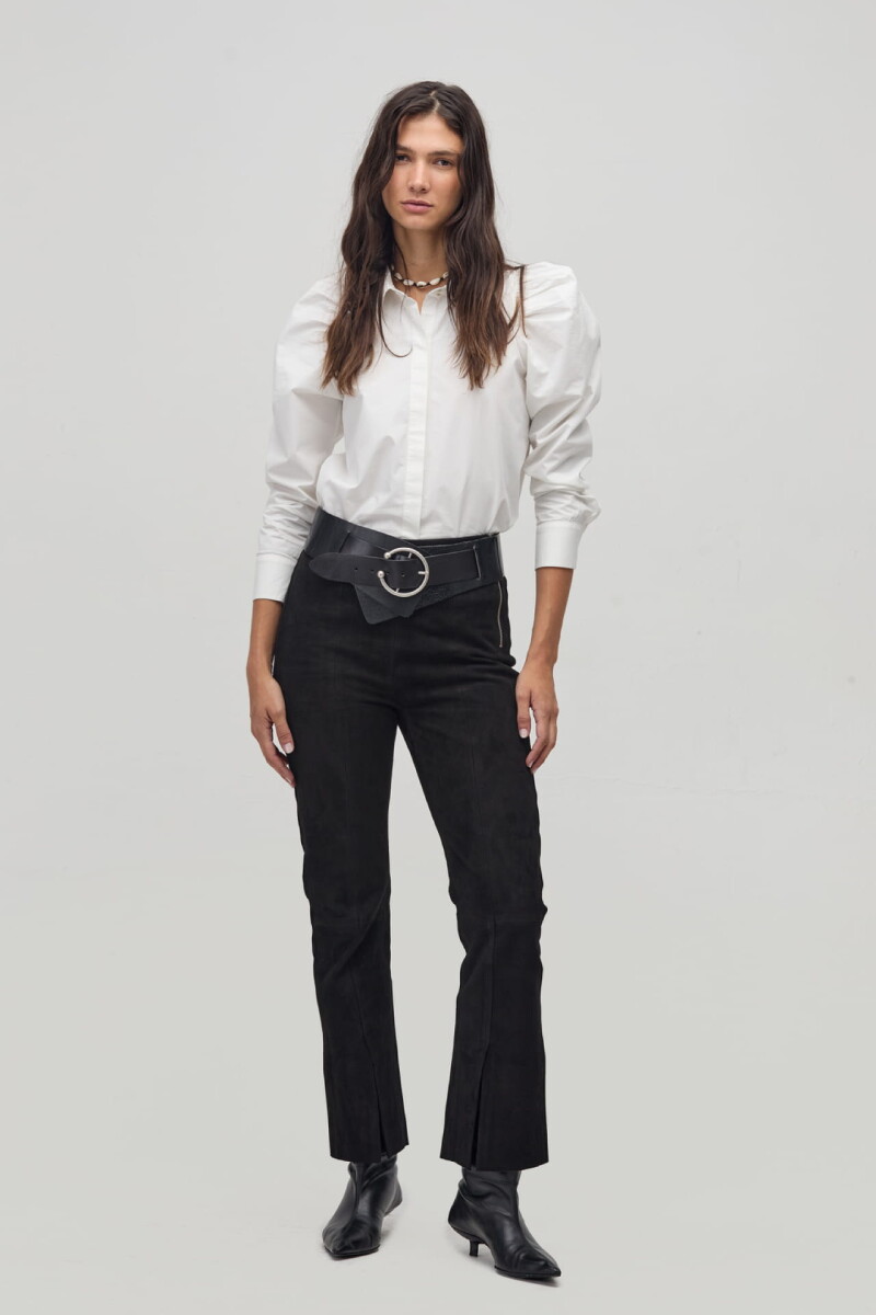 Pantalón Tori en Gamuza - Negro 