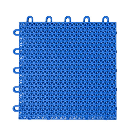 Set X16 Piso Modular Encastrable PVC Antideslizante Azul